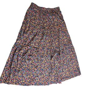 Old Navy Maxi Skirt Floral Pockets Medium